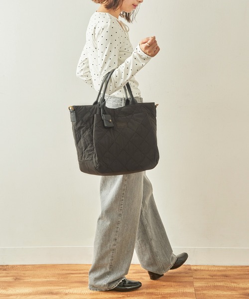toleur】ナイロンキルティング2WAYトート 11990（トートバッグ
