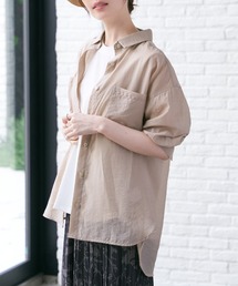 ikka | 【お得だ値】シア刺繍シャツタンクアンサンブル【2点セット】(シャツ/ブラウス)
