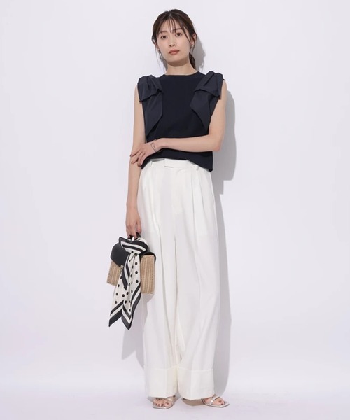 【れみぱん】新品未使用 肩リボンニット マイストラーダ 肩リボンニット | ニット | Mystrada（マイストラーダ） │【公式通販