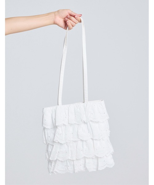 Little sunny bite（リトルサニーバイト）の「【8】【it】【little sunny bite】bear lace bag（ショルダーバッグ・レディース・ピンク/ホワイト/ブラック・FREE）」の2枚目の写真