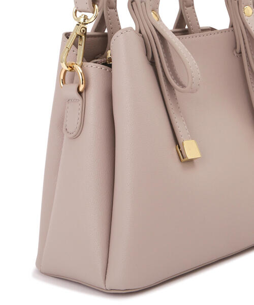 EDIT COLOGNE（エディットコロン）の「リボントートミニバッグ（ショルダーバッグ・レディース・ベージュ/グレー/ライトグリーン・ﾌﾘ-）」の11枚目の写真