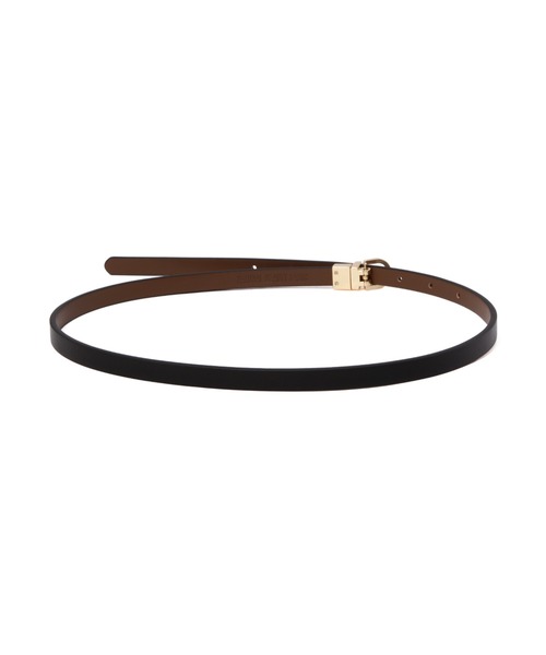 NATURAL BEAUTY BASIC（ナチュラルビューティーベーシック）の「リバーシブルナローベルト（ベルト・レディース・ブラック/ダークブラウン・FREE）」の4枚目の写真