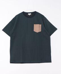 Arnold Palmer | ドライ リップルボーダー ポケット Tシャツ(Tシャツ/カットソー)