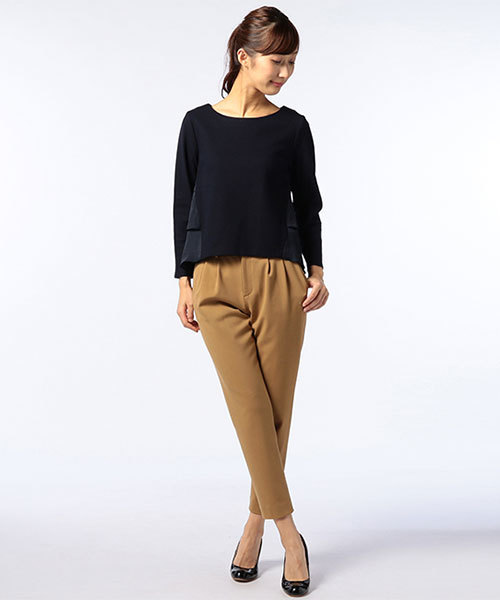 NOLLEY’S(ノーリーズ)の「2way ストレッチパンツ(その他パンツ・レディース・キャメル/ブラック/ネイビー/ダークグレー・38/34/36)」の7枚目の写真