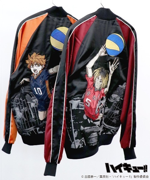 RUGGEDWORKS(ラゲッドワークス)の「【ハイキュー!!】 日向翔陽 スカジャン(スカジャン・メンズ・ブラック・LL/L/M)」の5枚目の写真