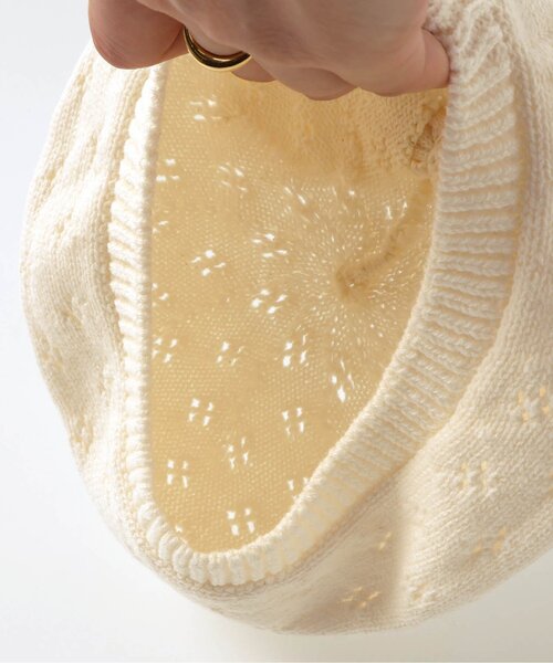 apres les cours（アプレレクール）の「ベビーニットベレー帽（その他ベビー用品・キッズ・アイボリー・48/46）」の4枚目の写真