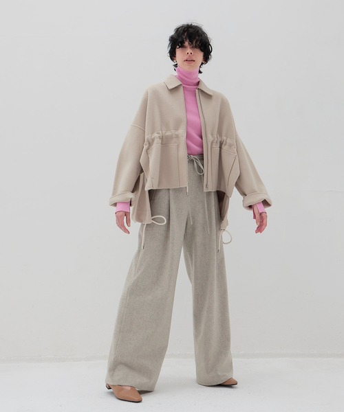 DRESSLAVE（ドレスレイブ）の「cutout rib turtleneck pull(カットアウトリブタートルネックプルオーバー)（ニット/セーター・レディース・チャコールグレー/ブルー/ピンク・38）」の13枚目の写真