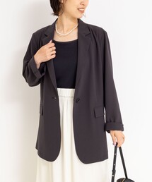 NOLLEY’S | ウォッシャブルシアーライトジャケット(テーラードジャケット)