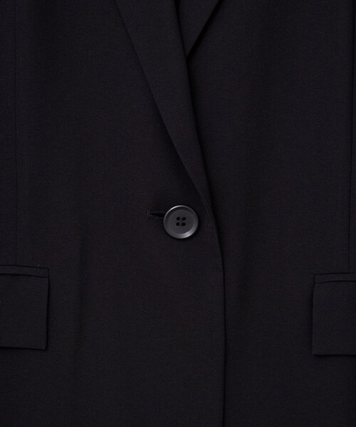 NOLLEY’S（ノーリーズ）の「ウォッシャブルシアーライトジャケット（テーラードジャケット・レディース・ブラック/チャコールグレー・38/36）」の19枚目の写真