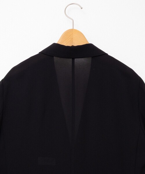 NOLLEY’S（ノーリーズ）の「ウォッシャブルシアーライトジャケット（テーラードジャケット・レディース・ブラック/チャコールグレー・38/36）」の22枚目の写真