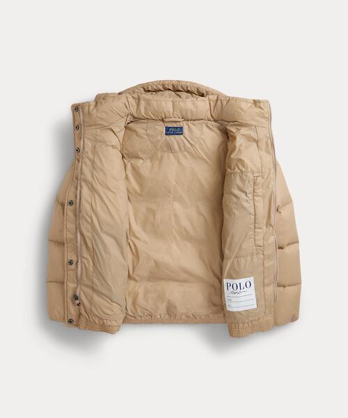 POLO RALPH LAUREN CHILDRENSWEAR（ポロ ラルフ ローレン チルドレンズウェア）の「ダウン フーデッド ジャケット（ダウンジャケット/コート・キッズ・ブラウン系3・S/M/L/XL）」の6枚目の写真
