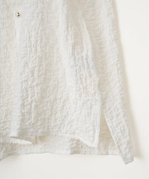 LBC(エルビーシー)の「オーガニックコットン襟フリルブラウス(シャツ/ブラウス・レディース・ホワイト/ネイビー/パープル/ベージュ/その他31・M/L)」の19枚目の写真