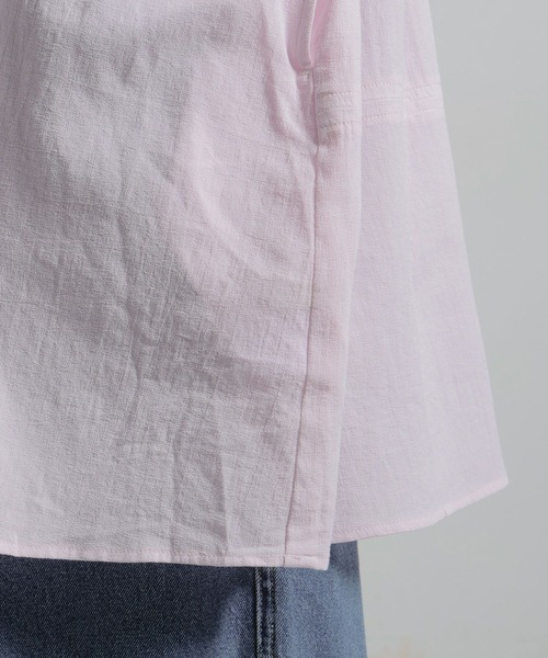 studio CLIP（スタディオクリップ）の「コットンボイルチュニックワンピース（チュニック・レディース・ブラック/ライトグレー/ピンク・FREE）」の10枚目の写真