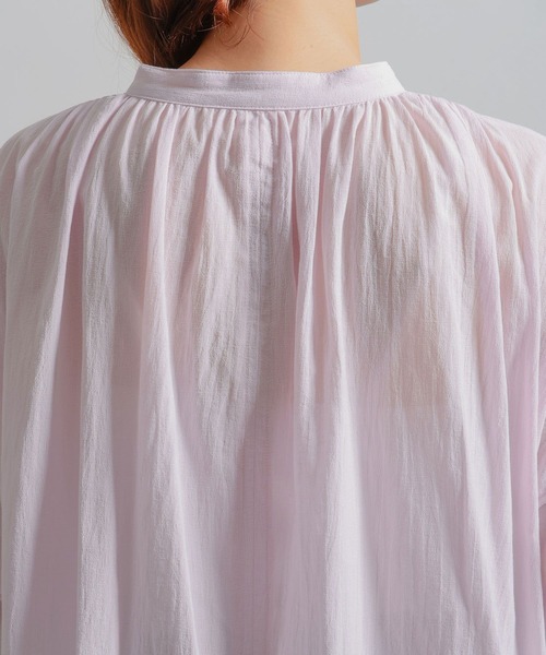 studio CLIP（スタディオクリップ）の「コットンボイルチュニックワンピース（チュニック・レディース・ブラック/ライトグレー/ピンク・FREE）」の7枚目の写真