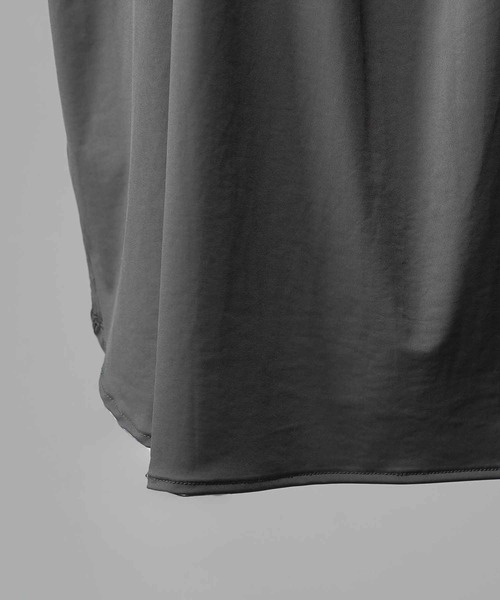 MAISON SPECIAL(メゾンスペシャル)の「《UNISEX》High Tension Prime-Over Short Sleeve Shirt/ハイテンションプライムオーバーショートスリーブシャツ【MAISON SPECIAL/メゾンスペシャル】(シャツ/ブラウス・メンズ・ブラック/グレイッシュベージュ/チャコールグレー/ブラウン・0/2/1)」の6枚目の写真