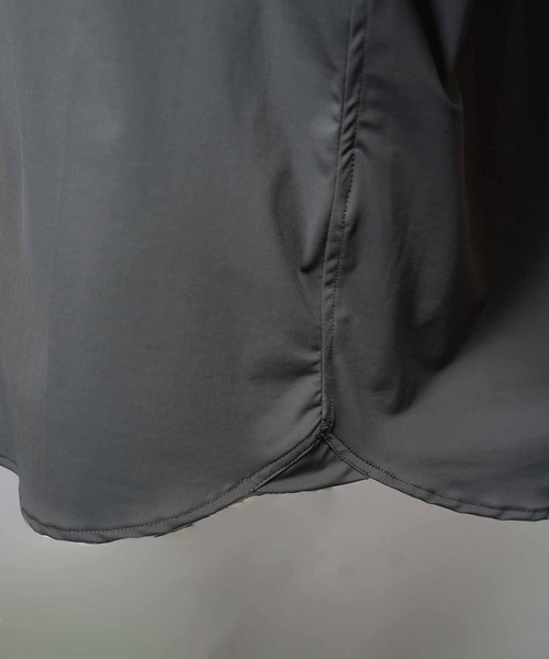 MAISON SPECIAL(メゾンスペシャル)の「《UNISEX》High Tension Prime-Over Short Sleeve Shirt/ハイテンションプライムオーバーショートスリーブシャツ【MAISON SPECIAL/メゾンスペシャル】(シャツ/ブラウス・メンズ・ブラック/グレイッシュベージュ/チャコールグレー/ブラウン・0/2/1)」の5枚目の写真