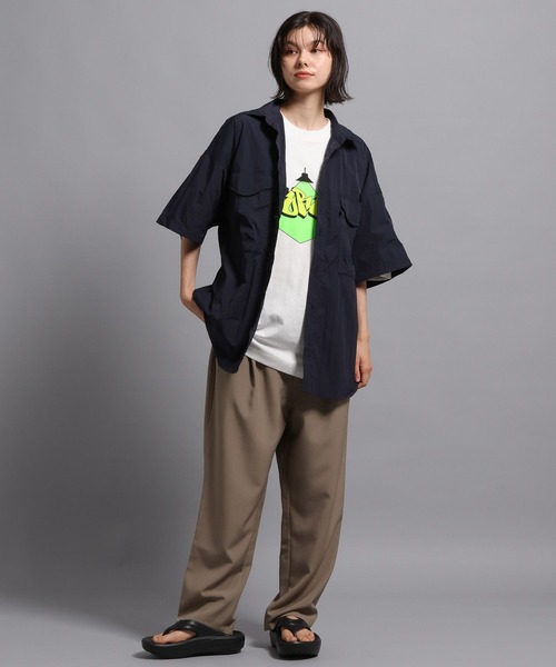 GEORGE'S（ジョージズ）の「フィッシングシャツ（シャツ/ブラウス・メンズ・ホワイト/ネイビー・MEDIUM/LARGE）」の16枚目の写真