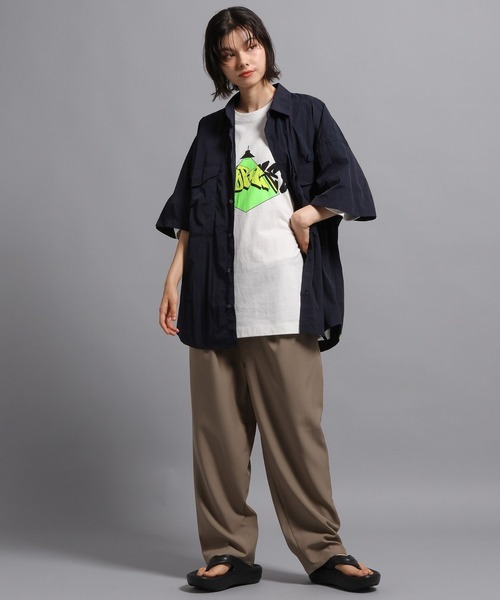 GEORGE'S（ジョージズ）の「フィッシングシャツ（シャツ/ブラウス・メンズ・ホワイト/ネイビー・MEDIUM/LARGE）」の19枚目の写真