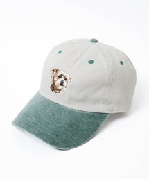 RIVER UP（リバーアップ）の「【RIVER UP/リバーアップ】ANIMAL EMBROIDERY PIGMENT DYE BASEBALL LOW CAP アニマル エンブロイダリー ピグメントダイ ベースボール ローキャップ（キャップ）」