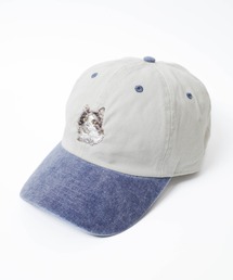 RIVER UP（リバーアップ）の「【RIVER UP/リバーアップ】ANIMAL EMBROIDERY PIGMENT DYE BASEBALL LOW CAP アニマル エンブロイダリー ピグメントダイ ベースボール ローキャップ（キャップ）」