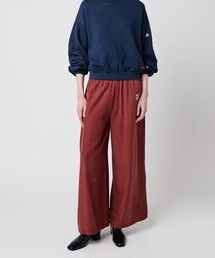 Pink flared long pants