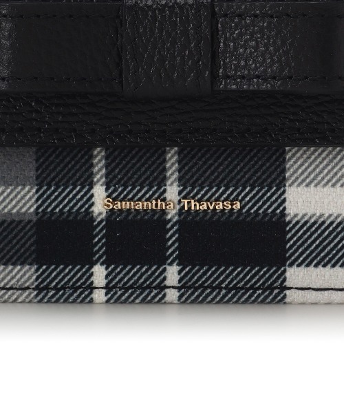 Samantha Thavasa(サマンサタバサ)の「チェック柄エムシュシュⅢ ショルダーバッグ 小サイズ(ショルダーバッグ・レディース・オフホワイト/ブラック/グレイッシュベージュ・FREE)」の8枚目の写真
