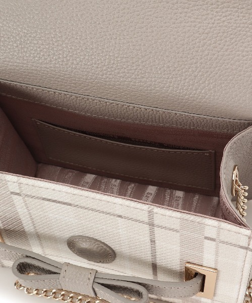 Samantha Thavasa(サマンサタバサ)の「チェック柄エムシュシュⅢ ショルダーバッグ 小サイズ(ショルダーバッグ・レディース・オフホワイト/ブラック/グレイッシュベージュ・FREE)」の20枚目の写真