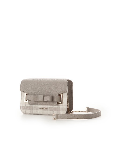 Samantha Thavasa(サマンサタバサ)の「チェック柄エムシュシュⅢ ショルダーバッグ 小サイズ(ショルダーバッグ・レディース・オフホワイト/ブラック/グレイッシュベージュ・FREE)」の22枚目の写真