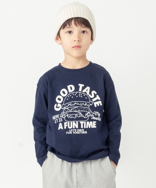 ever closet(エバークローゼット)の「プリント長袖Tシャツ(Tシャツ/カットソー・キッズ・ライトグレー系1/グレー系その他/ホワイト系その他/パープル系その他/グレー系その他2/ライトグレー系2/グレー系その他4/ブルー系その他/グリーン系その他/グリーン系その他2/ピンク系その他2/ホワイト系その他3/パープル系その他2/ネイビー系1/ホワイト系その他2/パープル系その他3/ホワイト系その他4/ピンク系その他/グレー系その他3/グレー系その他5/ベージュ/パープル/ベージュ系その他2/オレンジ系・90cm/140cm/120cm/110cm/100cm/130cm/160cm/150cm/80cm)」の17枚目の写真