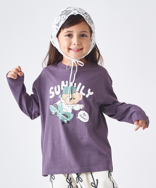 ever closet(エバークローゼット)の「プリント長袖Tシャツ(Tシャツ/カットソー・キッズ・ライトグレー系1/グレー系その他/ホワイト系その他/パープル系その他/グレー系その他2/ライトグレー系2/グレー系その他4/ブルー系その他/グリーン系その他/グリーン系その他2/ピンク系その他2/ホワイト系その他3/パープル系その他2/ネイビー系1/ホワイト系その他2/パープル系その他3/ホワイト系その他4/ピンク系その他/グレー系その他3/グレー系その他5/ベージュ/パープル/ベージュ系その他2/オレンジ系・90cm/140cm/120cm/110cm/100cm/130cm/160cm/150cm/80cm)」の18枚目の写真