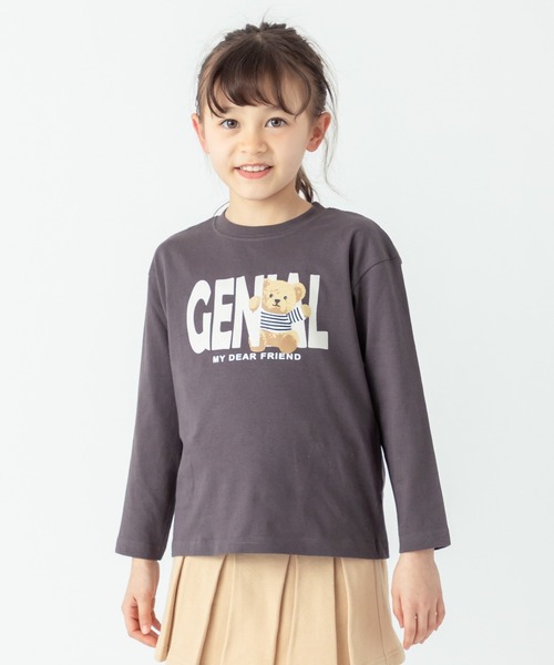 ever closet(エバークローゼット)の「プリント長袖Tシャツ(Tシャツ/カットソー・キッズ・ライトグレー系1/グレー系その他/ホワイト系その他/パープル系その他/グレー系その他2/ライトグレー系2/グレー系その他4/ブルー系その他/グリーン系その他/グリーン系その他2/ピンク系その他2/ホワイト系その他3/パープル系その他2/ネイビー系1/ホワイト系その他2/パープル系その他3/ホワイト系その他4/ピンク系その他/グレー系その他3/グレー系その他5/ベージュ/パープル/ベージュ系その他2/オレンジ系・90cm/140cm/120cm/110cm/100cm/130cm/160cm/150cm/80cm)」の6枚目の写真