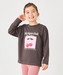 ever closet（エバークローゼット）の「プリント長袖Tシャツ（Tシャツ/カットソー）」