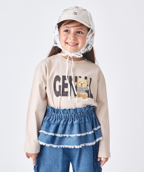 ever closet(エバークローゼット)の「プリント長袖Tシャツ(Tシャツ/カットソー・キッズ・ライトグレー系1/グレー系その他/ホワイト系その他/パープル系その他/グレー系その他2/ライトグレー系2/グレー系その他4/ブルー系その他/グリーン系その他/グリーン系その他2/ピンク系その他2/ホワイト系その他3/パープル系その他2/ネイビー系1/ホワイト系その他2/パープル系その他3/ホワイト系その他4/ピンク系その他/グレー系その他3/グレー系その他5/ベージュ/パープル/ベージュ系その他2/オレンジ系・90cm/140cm/120cm/110cm/100cm/130cm/160cm/150cm/80cm)」の13枚目の写真