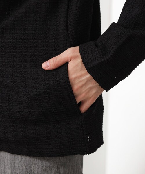 THE SHOP TK (ザ ショップ ティーケー )の「【セットでお買い得!!】長袖カーディガン+半袖Tシャツ 洗濯機OK/吸水速乾(Tシャツのみ)(カーディガン/ボレロ・メンズ・モスグリーン/ライトグレー/ブラック・03/02/04)」の15枚目の写真