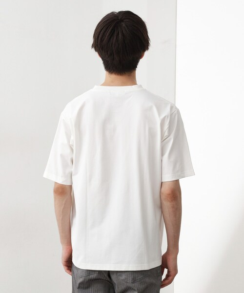 THE SHOP TK (ザ ショップ ティーケー )の「【セットでお買い得!!】長袖カーディガン+半袖Tシャツ 洗濯機OK/吸水速乾(Tシャツのみ)(カーディガン/ボレロ・メンズ・モスグリーン/ライトグレー/ブラック・03/02/04)」の10枚目の写真