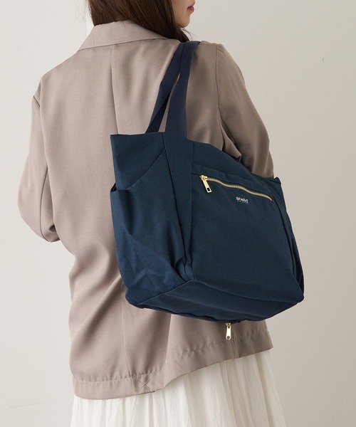 anello(アネロ)の「【anello】GTT0473Z ジーエル 両面はっ水杢ポリトート(トートバッグ・レディース・グレー/ネイビー/ブラック・FREE)」の18枚目の写真