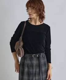 RIVE DROITE 長袖シャツ MYSELFbyRD（マイセルフバイリヴドロワ）】rib LongTee | RIVE