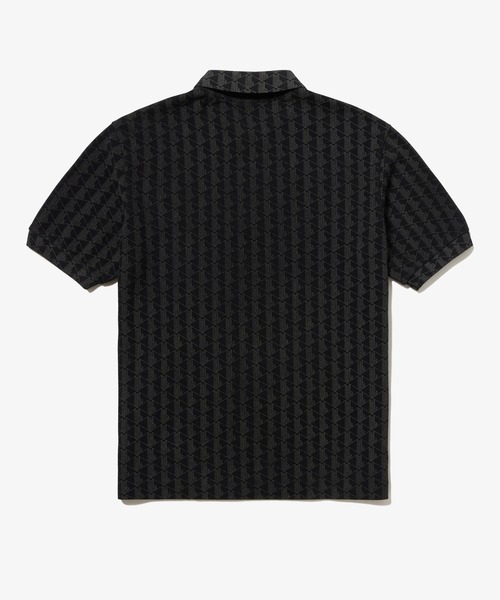 LACOSTE(ラコステ)の「モノグラム インディゴ鹿の子地ポロシャツ(ポロシャツ・メンズ・ブラック/ライトインディゴブルー/インディゴブルー・3/2/4/5)」の4枚目の写真