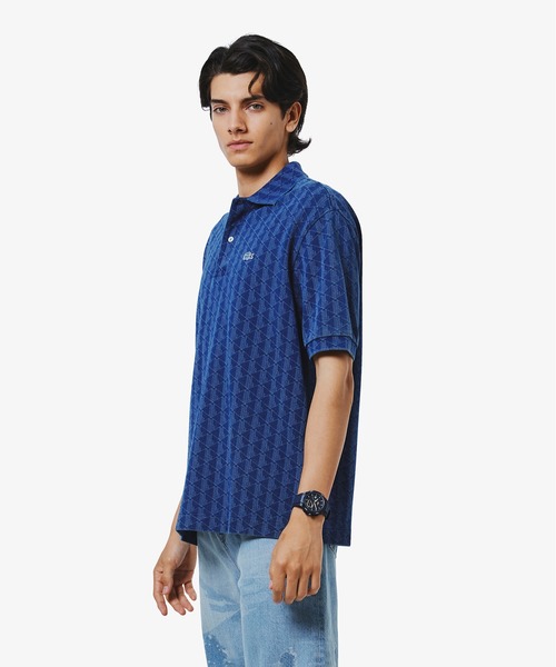 インディゴ鹿の子地ポロシャツ（ポロシャツ）｜LACOSTE（ラコステ）の