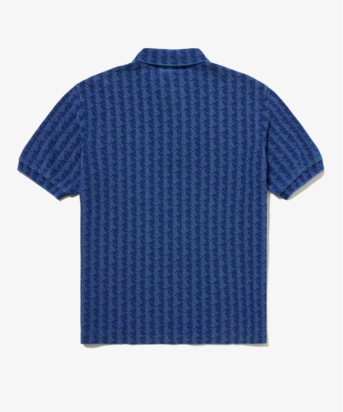 LACOSTE(ラコステ)の「モノグラム インディゴ鹿の子地ポロシャツ(ポロシャツ・メンズ・ブラック/ライトインディゴブルー/インディゴブルー・3/2/4/5)」の18枚目の写真