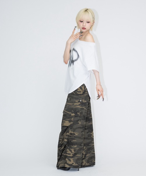 17HR(セブンティーンアワーズ)の「ワンショルロゴT(Tシャツ/カットソー・レディース・ホワイト/ブラック・FREE)」の21枚目の写真