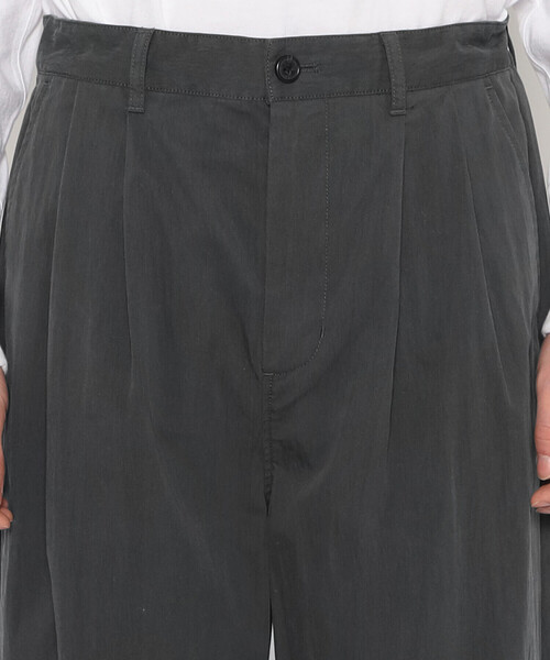 DANTON（ダントン）の「MEN'S C/N TWILL DOUBLE PLEATED EASY PANTS（その他パンツ・メンズ・ネイビー/ベージュ系その他/ブラウン/チャコール・44/42/40）」の13枚目の写真