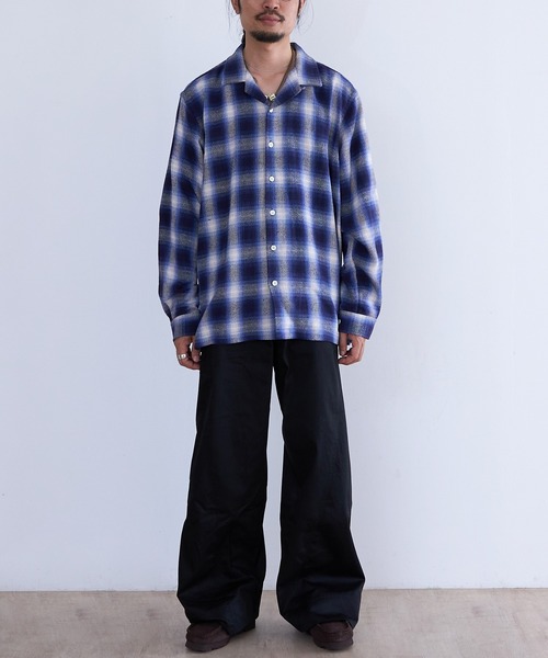 cotton pan（コットンパン）の「COTTON PAN VENIS ネルシャツ (VENIS)（シャツ/ブラウス・メンズ・ブルー/ブラック・2/3）」の11枚目の写真