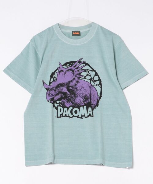 NO WAY(ノーウェイ)の「/PaCoMa/パコマ/Styraco saurus TEE (ADULT)(Tシャツ/カットソー・メンズ・スミクロ/ライトグレー/サックスブルー/オフホワイト・X-LARGE/LARGE/MEDIUM)」の4枚目の写真
