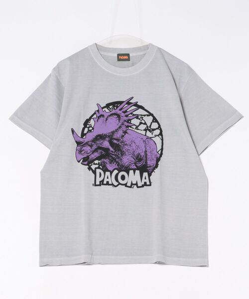 NO WAY(ノーウェイ)の「/PaCoMa/パコマ/Styraco saurus TEE (ADULT)(Tシャツ/カットソー・メンズ・スミクロ/ライトグレー/サックスブルー/オフホワイト・X-LARGE/LARGE/MEDIUM)」の3枚目の写真