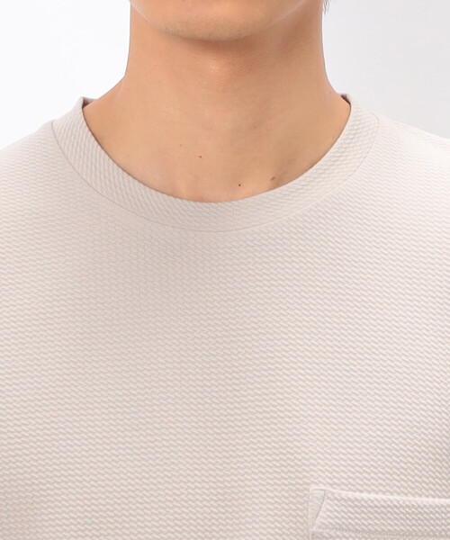 COMME CA ISM（コムサイズム）の「膨れジャカード 長袖 Ｔシャツ（Tシャツ/カットソー・メンズ・グレー/ホワイト/ブラック・LARGE/MEDIUM）」の19枚目の写真