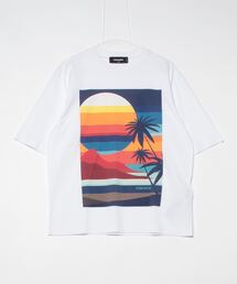 DSQUARED2 | Summer Lovers Loose Fit Sunset T-Shirt/0251(Tシャツ/カットソー)