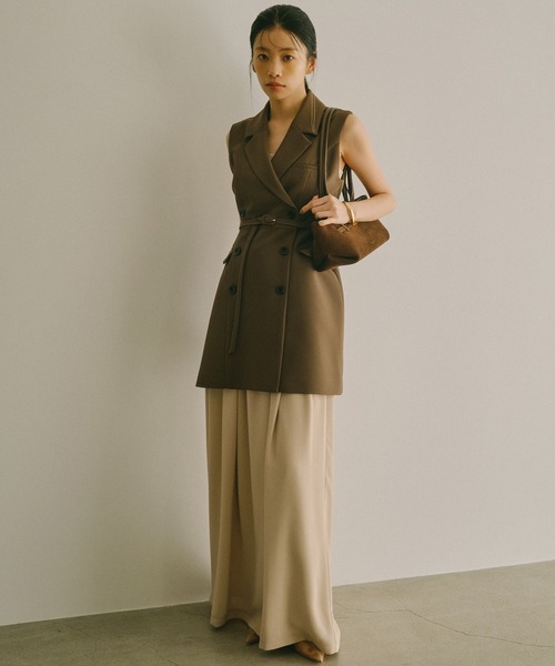テーラードジレワンピース（ワンピース）｜anuans（アニュアンス