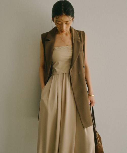 テーラードジレワンピース（ワンピース）｜anuans（アニュアンス）の