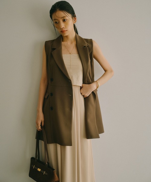 タグ有り anuans テーラードジレワンピース 新品未使用 テーラードジレワンピース（ワンピース）｜anuans（アニュアンス）の